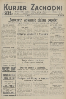 Kurjer Zachodni Iskra : dziennik polityczny, gospodarczy i literacki. R.19, 1928, nr 254