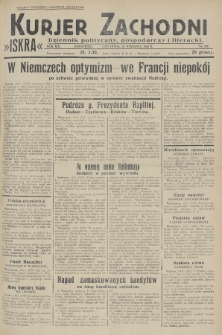 Kurjer Zachodni Iskra : dziennik polityczny, gospodarczy i literacki. R.19, 1928, nr 260