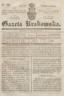 Gazeta Krakowska. 1836, nr 72