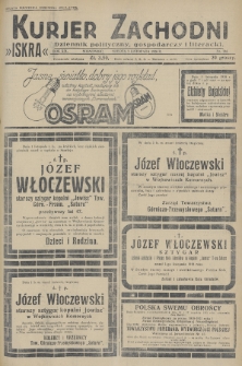 Kurjer Zachodni Iskra : dziennik polityczny, gospodarczy i literacki. R.19, 1928, nr 304