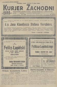 Kurjer Zachodni Iskra : dziennik polityczny, gospodarczy i literacki. R.19, 1928, nr 318