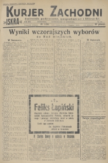 Kurjer Zachodni Iskra : dziennik polityczny, gospodarczy i literacki. R.19, 1928, nr 319