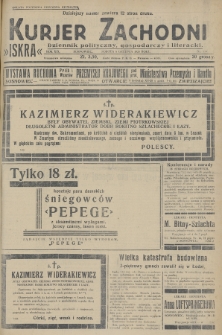 Kurjer Zachodni Iskra : dziennik polityczny, gospodarczy i literacki. R.19, 1928, nr 338
