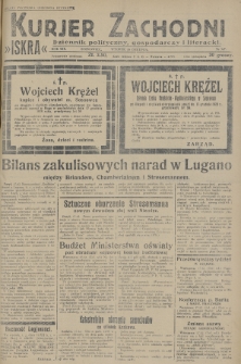 Kurjer Zachodni Iskra : dziennik polityczny, gospodarczy i literacki. R.19, 1928, nr 347