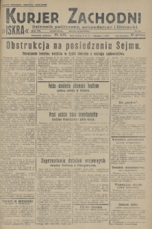 Kurjer Zachodni Iskra : dziennik polityczny, gospodarczy i literacki. R.19, 1928, nr 348