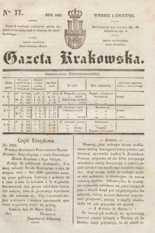 Gazeta Krakowska. 1836, nr 77