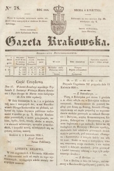 Gazeta Krakowska. 1836, nr 78