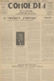 Comoedia : teatr, kino, muzyka, literatura. R.2, 1927, № 20