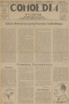 Comoedia : teatr, kino, muzyka, literatura. R.2, 1927, № 30-31