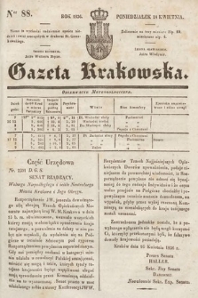 Gazeta Krakowska. 1836, nr 88