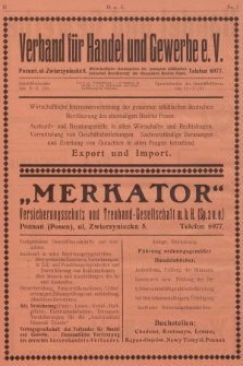 Handel und Gewerbe in Polen : Nachrichtenblatt des Verbandes für Handel und Gewerbe. Jg.8, 1933, nr 8