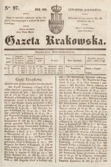 Gazeta Krakowska. 1836, nr 97