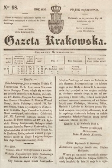 Gazeta Krakowska. 1836, nr 98