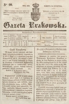 Gazeta Krakowska. 1836, nr 99