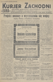 Kurjer Zachodni Iskra : dziennik polityczny, gospodarczy i literacki. R.20, 1929, nr 3