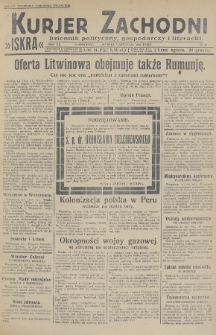 Kurjer Zachodni Iskra : dziennik polityczny, gospodarczy i literacki. R.20, 1929, nr 5