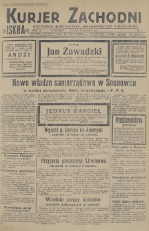 Kurjer Zachodni Iskra : dziennik polityczny, gospodarczy i literacki. R.20, 1929, nr 8