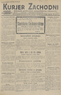 Kurjer Zachodni Iskra : dziennik polityczny, gospodarczy i literacki. R.20, 1929, nr 14