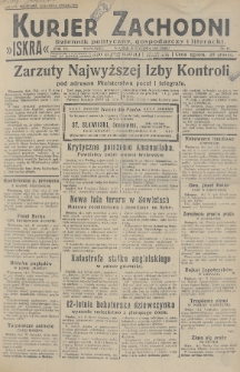 Kurjer Zachodni Iskra : dziennik polityczny, gospodarczy i literacki. R.20, 1929, nr 15