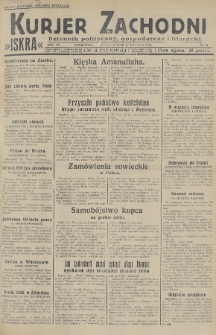 Kurjer Zachodni Iskra : dziennik polityczny, gospodarczy i literacki. R.20, 1929, nr 21