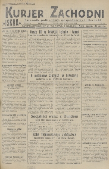 Kurjer Zachodni Iskra : dziennik polityczny, gospodarczy i literacki. R.20, 1929, nr 28