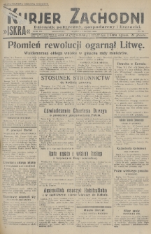 Kurjer Zachodni Iskra : dziennik polityczny, gospodarczy i literacki. R.20, 1929, nr 32