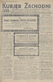 Kurjer Zachodni Iskra : dziennik polityczny, gospodarczy i literacki. R.20, 1929, nr 36
