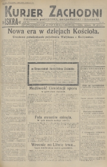 Kurjer Zachodni Iskra : dziennik polityczny, gospodarczy i literacki. R.20, 1929, nr 39