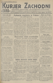 Kurjer Zachodni Iskra : dziennik polityczny, gospodarczy i literacki. R.20, 1929, nr 45