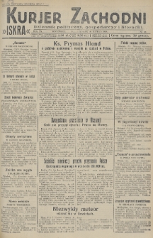 Kurjer Zachodni Iskra : dziennik polityczny, gospodarczy i literacki. R.20, 1929, nr 48