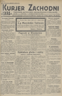 Kurjer Zachodni Iskra : dziennik polityczny, gospodarczy i literacki. R.20, 1929, nr 49