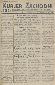 Kurjer Zachodni Iskra : dziennik polityczny, gospodarczy i literacki. R.20, 1929, nr 52