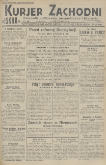 Kurjer Zachodni Iskra : dziennik polityczny, gospodarczy i literacki. R.20, 1929, nr 56