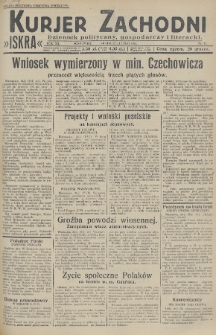 Kurjer Zachodni Iskra : dziennik polityczny, gospodarczy i literacki. R.20, 1929, nr 57