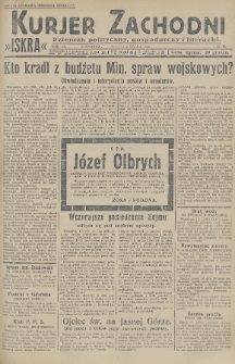 Kurjer Zachodni Iskra : dziennik polityczny, gospodarczy i literacki. R.20, 1929, nr 60
