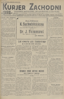 Kurjer Zachodni Iskra : dziennik polityczny, gospodarczy i literacki. R.20, 1929, nr 62