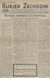 Kurjer Zachodni Iskra : dziennik polityczny, gospodarczy i literacki. R.20, 1929, nr 67