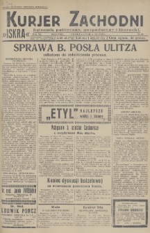 Kurjer Zachodni Iskra : dziennik polityczny, gospodarczy i literacki. R.20, 1929, nr 68