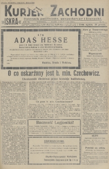 Kurjer Zachodni Iskra : dziennik polityczny, gospodarczy i literacki. R.20, 1929, nr 73