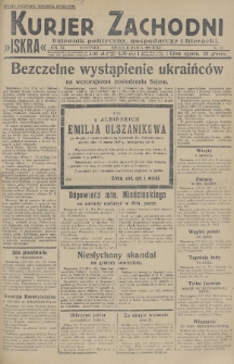 Kurjer Zachodni Iskra : dziennik polityczny, gospodarczy i literacki. R.20, 1929, nr 74