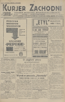 Kurjer Zachodni Iskra : dziennik polityczny, gospodarczy i literacki. R.20, 1929, nr 75