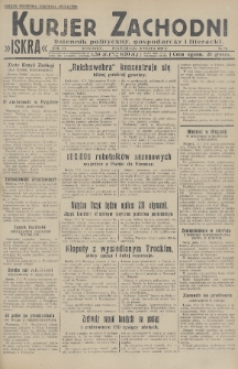 Kurjer Zachodni Iskra : dziennik polityczny, gospodarczy i literacki. R.20, 1929, nr 76
