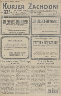 Kurjer Zachodni Iskra : dziennik polityczny, gospodarczy i literacki. R.20, 1929, nr 78