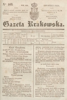 Gazeta Krakowska. 1836, nr 103
