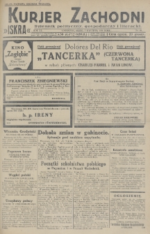 Kurjer Zachodni Iskra : dziennik polityczny, gospodarczy i literacki. R.20, 1929, nr 89