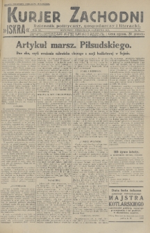 Kurjer Zachodni Iskra : dziennik polityczny, gospodarczy i literacki. R.20, 1929, nr 94