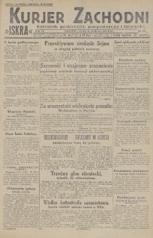 Kurjer Zachodni Iskra : dziennik polityczny, gospodarczy i literacki. R.20, 1929, nr 112