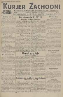Kurjer Zachodni Iskra : dziennik polityczny, gospodarczy i literacki. R.20, 1929, nr 134