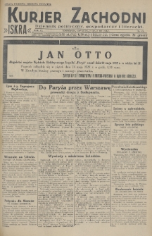 Kurjer Zachodni Iskra : dziennik polityczny, gospodarczy i literacki. R.20, 1929, nr 138