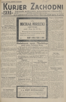 Kurjer Zachodni Iskra : dziennik polityczny, gospodarczy i literacki. R.20, 1929, nr 145
